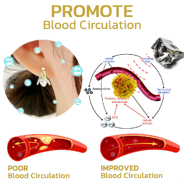 (🎅Limited Time Discount 80% Last Day 🎁Christmas 🎄)Histone Lymphvity MagneTherapy Germanium Earrings - Image 4