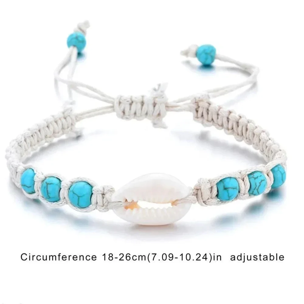 Unisex Summer Starfish Shell Braided Bracelet - Image 9